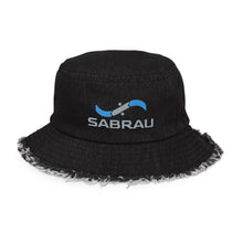Load image into Gallery viewer, Distressed denim bucket hat